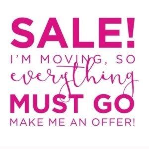 MOVING SALE!
